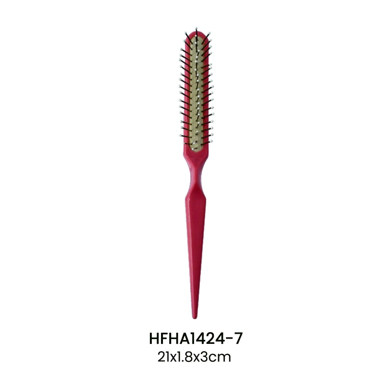 Bunte toupierende Haarb&uuml;rste mit Metallstiften