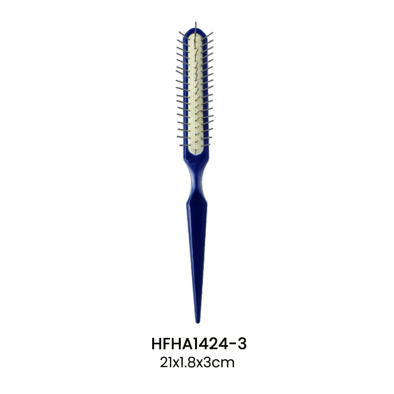 Bunte toupierende Haarb&uuml;rste mit Metallstiften
