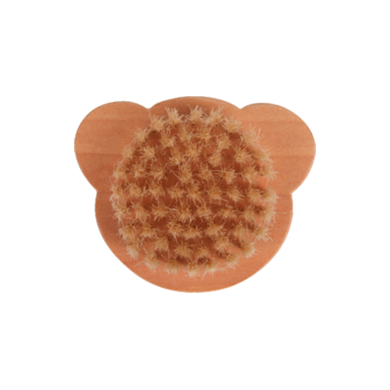 B&auml;renf&ouml;rmige Babyb&uuml;rste aus 100 % Naturholz f&uuml;r den Gro&szlig;handel