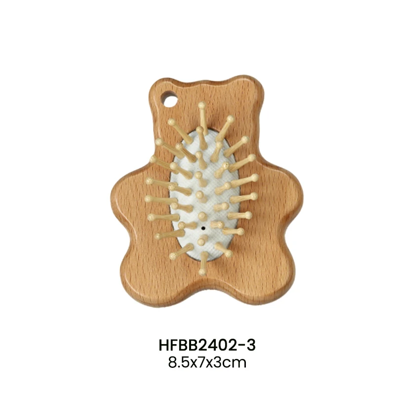 B&auml;renf&ouml;rmiges Babyb&uuml;rsten-Set, 3-teilig
