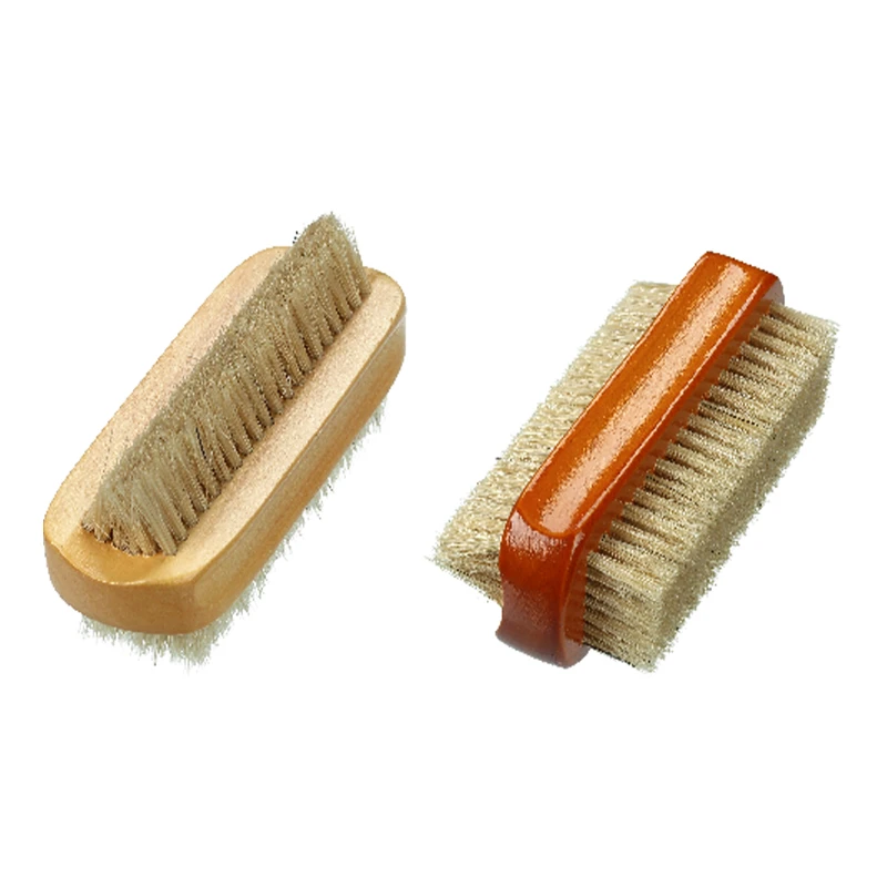Handb&uuml;rste mit Doppelborsten aus FSC-Naturholz