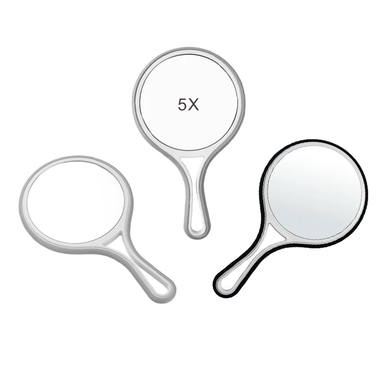 Rutschfester, doppelseitiger Soft-Touch-Handspiegel