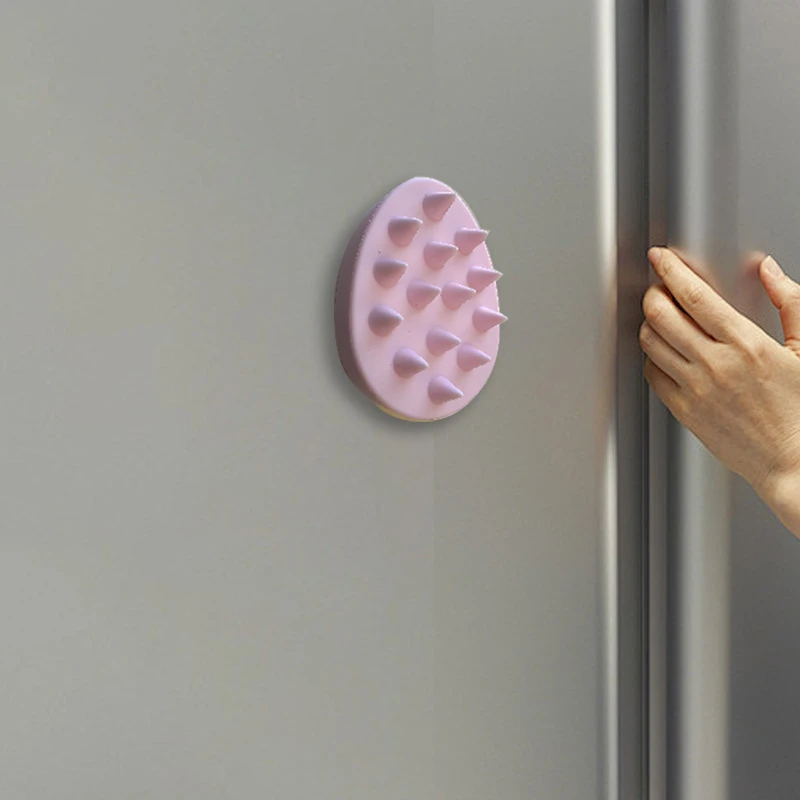 Magnetische Kopfhautmassageb&uuml;rste aus Silikon