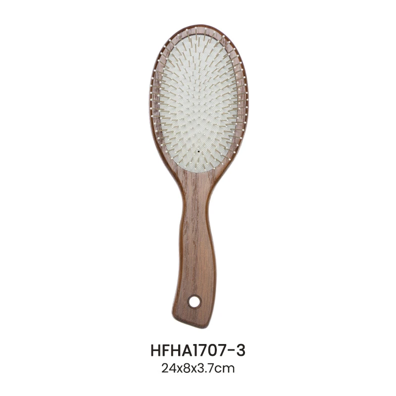 Ergonomische Haarb&uuml;rste aus Eschenholz mit Nylonnadeln f&uuml;r den Gro&szlig;handel