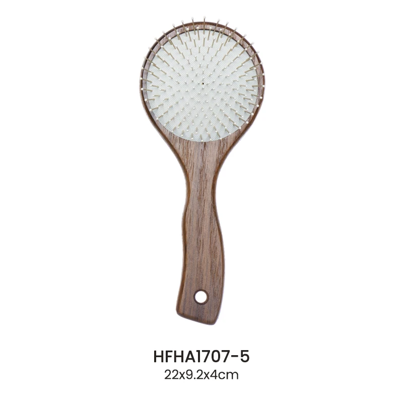 Ergonomische Haarb&uuml;rste aus Eschenholz mit Nylonnadeln f&uuml;r den Gro&szlig;handel