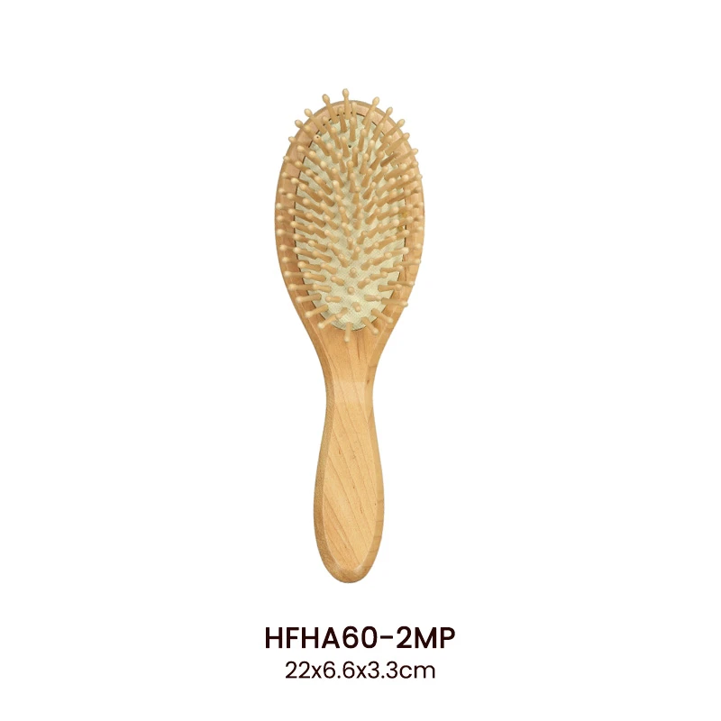 Paddel-Haarb&uuml;rste aus Ahornholz, verschiedene Gr&ouml;&szlig;en, individuelles Set