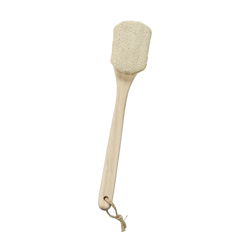 Luffa-K&ouml;rperb&uuml;rste mit langem Holzgriff